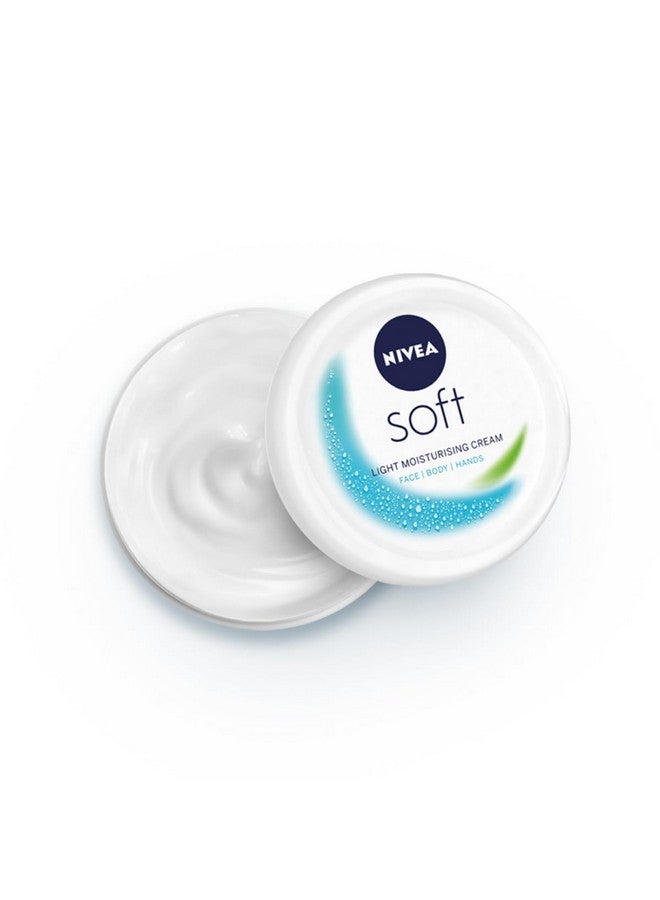 Nivea Soft Light Moisturizer, 300 Ml, For Face, Hand & Body, Non-Greasy Cream With Vitamin E & Jojoba Oil For Instant Hydration