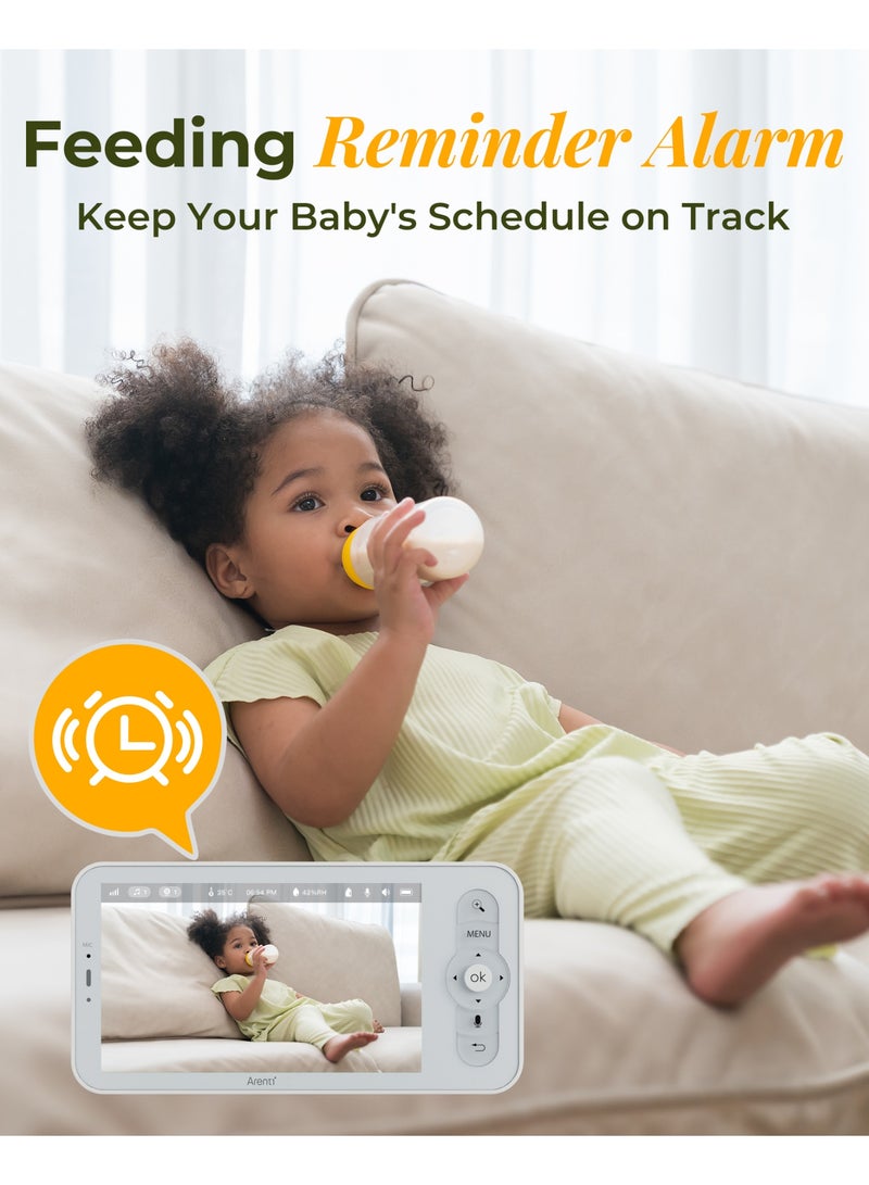 Arenti 4MP/2.5K Wi-Fi Video Baby Monitor Kit with  LCD Screen - Image 2
