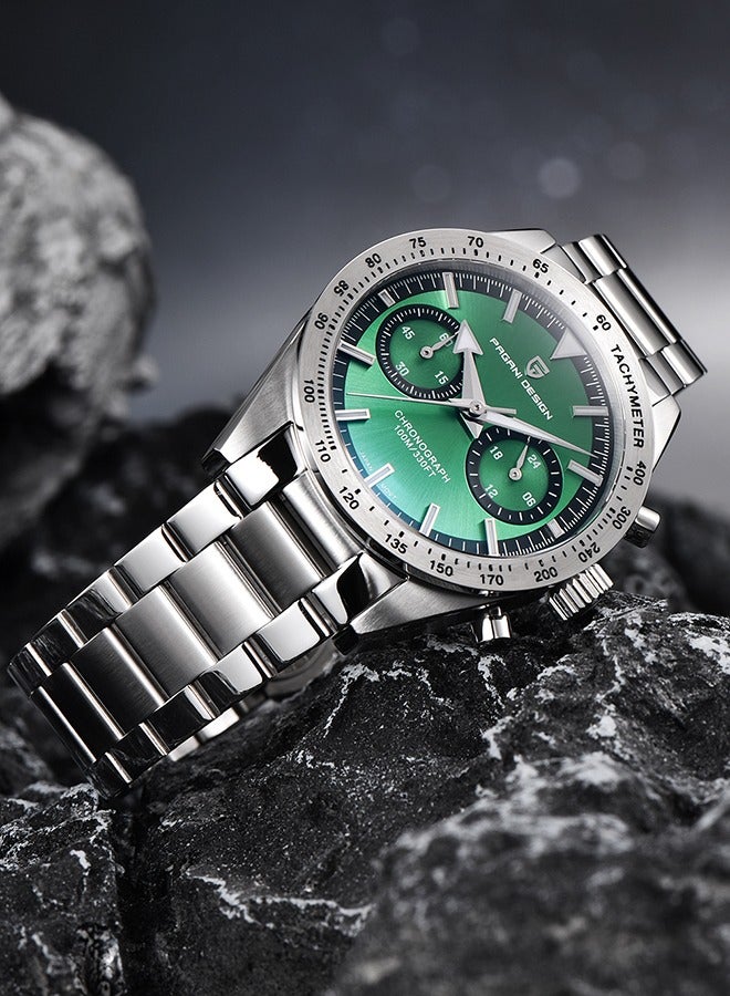 PAGANI DESIGN Men's Chronograph Quartz Watches 40mm Stainless Steel Waterproof Sports Wrist Watch for Men - Image 5