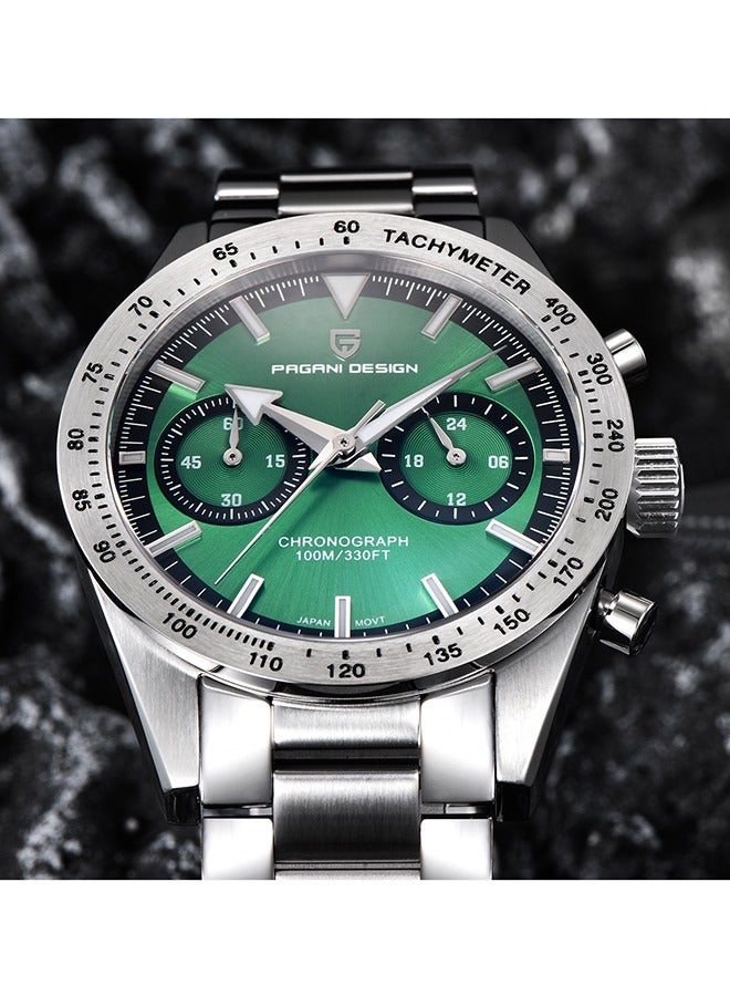 PAGANI DESIGN Men's Chronograph Quartz Watches 40mm Stainless Steel Waterproof Sports Wrist Watch for Men - Image 4
