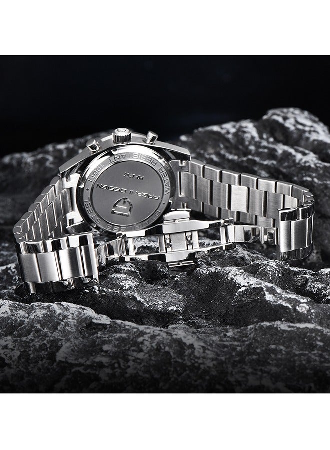 PAGANI DESIGN Men's Chronograph Quartz Watches 40mm Stainless Steel Waterproof Sports Wrist Watch for Men - Image 3