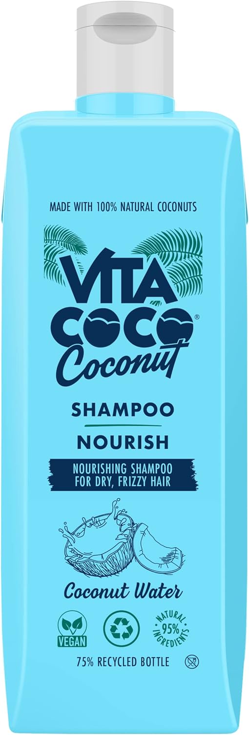 Vita Coco Nourishing Coconut Shampoo for Dry Hair 400ml Vegan Nourishing Coconut Care Shampoo to Moisturise Hair Suitable for all hair types