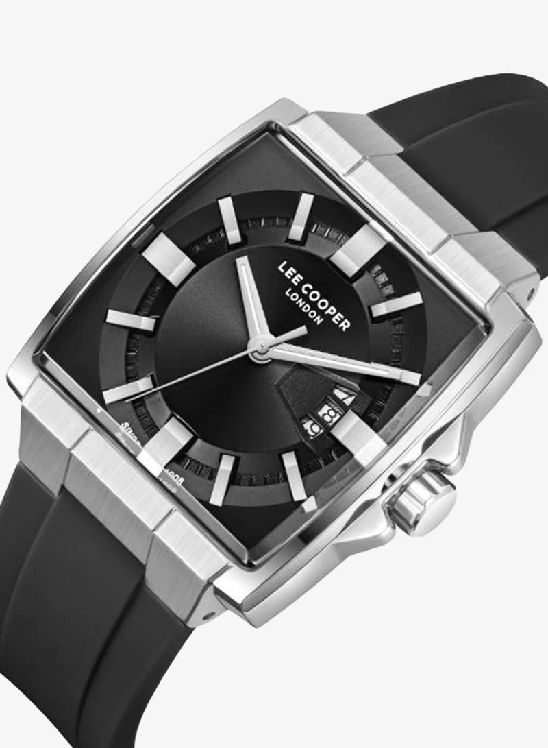 لي كوبر Men's Silicone DATE Watch LC08349.351 - 38X47 mm