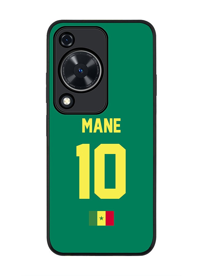 Stylizedd Rugged Black edge case for Huawei nova Y72 / Huawei Enjoy 70 4G, Slim fit Flexible Anti Drop Thin Cover - Football Team - Senegal, Player Name - Mane - Image 1