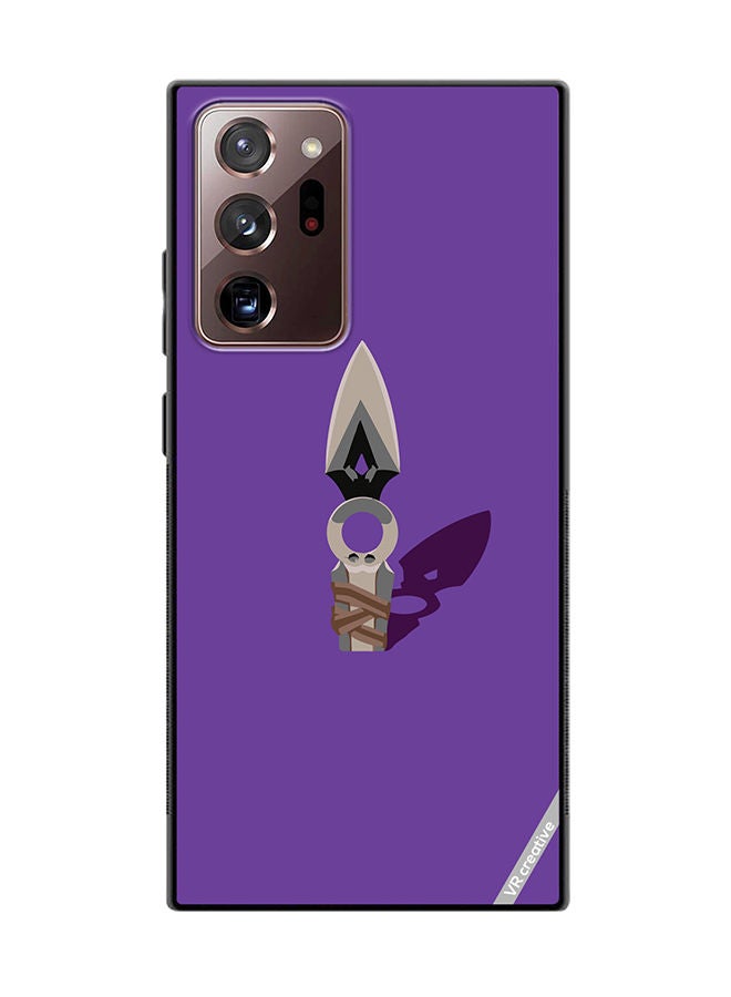 VR CREATIVE Protective Case Cover For Samsung Galaxy Note20 Ultra 5G Jett Knife Valorant Design Multicolour - Image 1