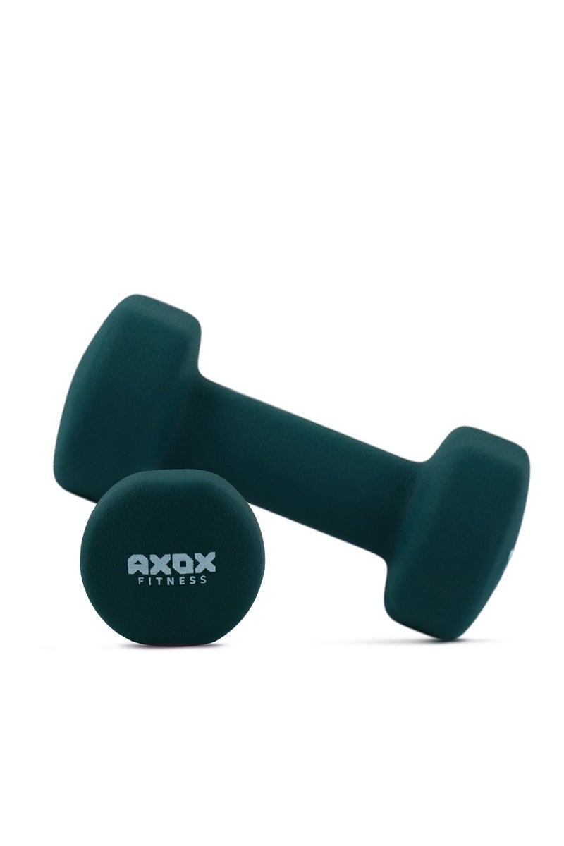 AXOX Axox Neoprene Dumbbell Pair 2.5 Kg For Home Workout & Strength Training For Men & Women - Image 1