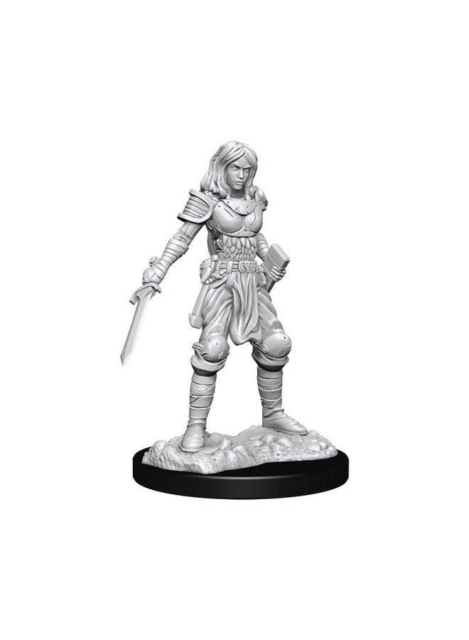 WizKids Pathfinder Battles Deep Cuts Unpainted Minis: W15 Female Human Fighter - Image 2