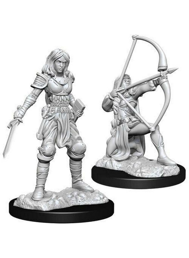 WizKids Pathfinder Battles Deep Cuts Unpainted Minis: W15 Female Human Fighter - Image 4