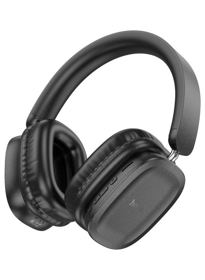 hoco. Hoco W51 Wireless Headphones – High-Fidelity Hi-Fi Stereo Sound, Up to 46 Hours Battery Life, Premium Comfortable Design, Stable Bluetooth Connection, Supports TF Card and AUX Input for an Unmatched Listening Experience - Image 1