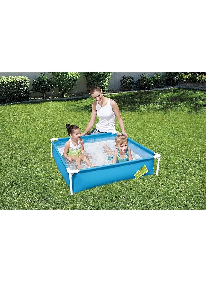 Bestway Frame Pool 122X122X30.5 Blue 26 56217 Blue - Image 2