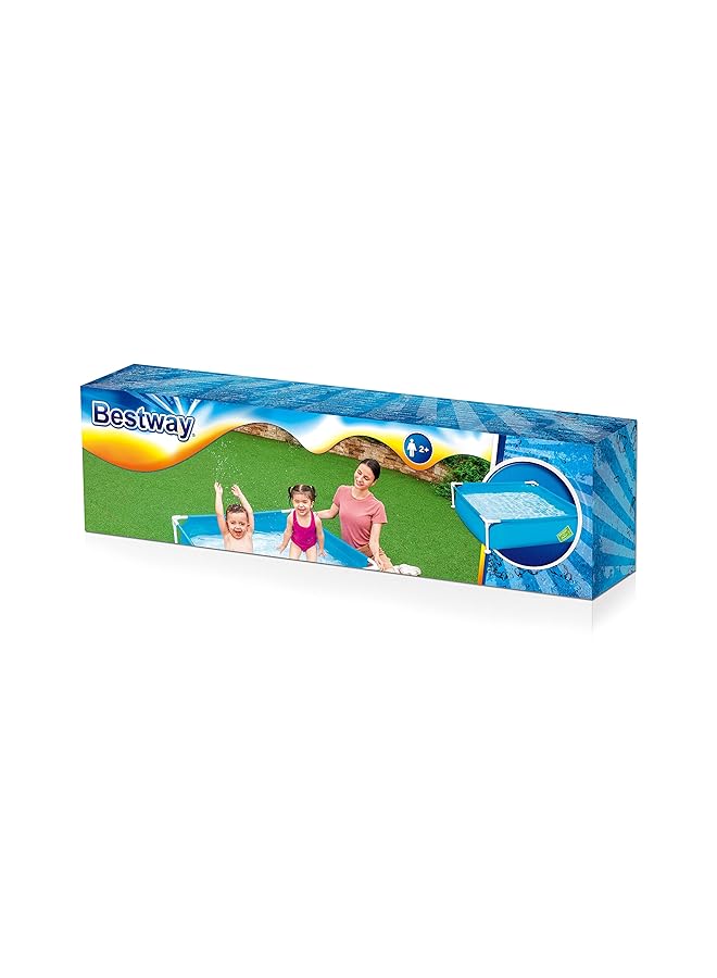 Bestway Frame Pool 122X122X30.5 Blue 26 56217 Blue - Image 3