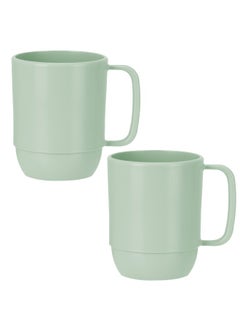 Amori Tall Drinking Cup 350ml, Tea Green-Matcha, 2 Pieces - pzsku/ZE7FDC80BC9C999A5A407Z/45/_/1723895558/e45b604a-b3b7-4b1a-b168-979b39b55665