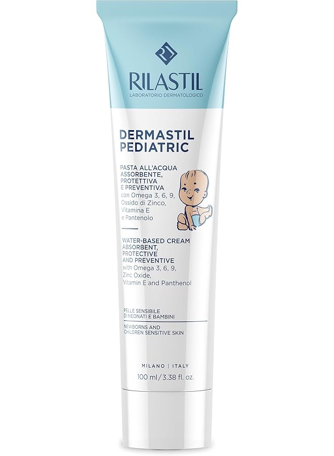 Rilastil Dermastil Kids Water Paste For Babies And Children Daily Treatment Protects And Preventive 100 Ml