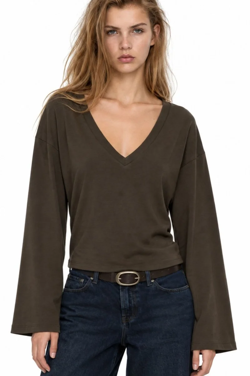 بوسيم BUSEM Women's Cotton Elastane T-Shirt