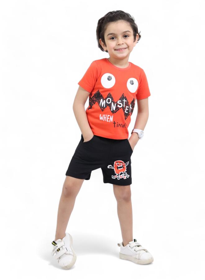 تشويس ملابس نوم قطنية عالية الجودة للأولاد (5 سنوات) - كتالوج صيف 2024 - تشطيبات ناعمة وألوان غنية لأسلوب أنيق ومريح, متوفر حصريا فى 🌈 تشويس - Image 1