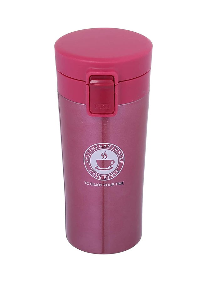 Stainless Steel Mug With Internal Filter And Safety Lock Red