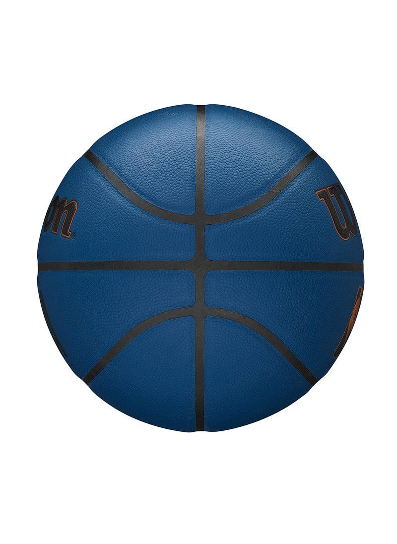 Wilson - NBA Forge Plus Basketball - Size 7 for +12 years old and Adults - Deep Navy - Image 1
