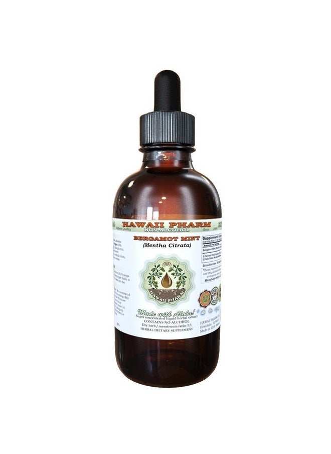 HawaiiPharm - Bergamot Alcoholfree Liquid Extract Bergamot Citrus Bergamia Dried Fruit Peel Glycerite Hawaii Pharm Natural Herbal Supplement 2 Oz - Image 1