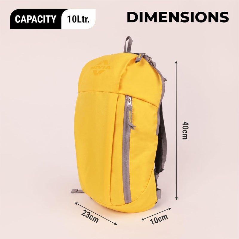 Nivia Pulse Junior 2.0 Water-Resistant Sports Backpack - Lightweight & Durable 600D Polyester with Double-Zip Main Compartment - Image 5