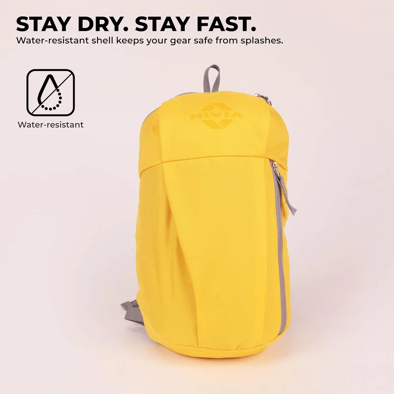 Nivia  Nivia Pulse Junior 2.0 Water-Resistant Sports Backpack - Lightweight & Durable 600D Polyester with Double-Zip Main Compartment  | Best Price UAE