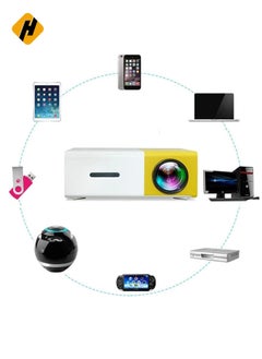 HuHa "YG300 Micro Mini Projector: Ultra-Portable and Durable for Smartphones, Laptops, and Home Cinema"  - Image 3
