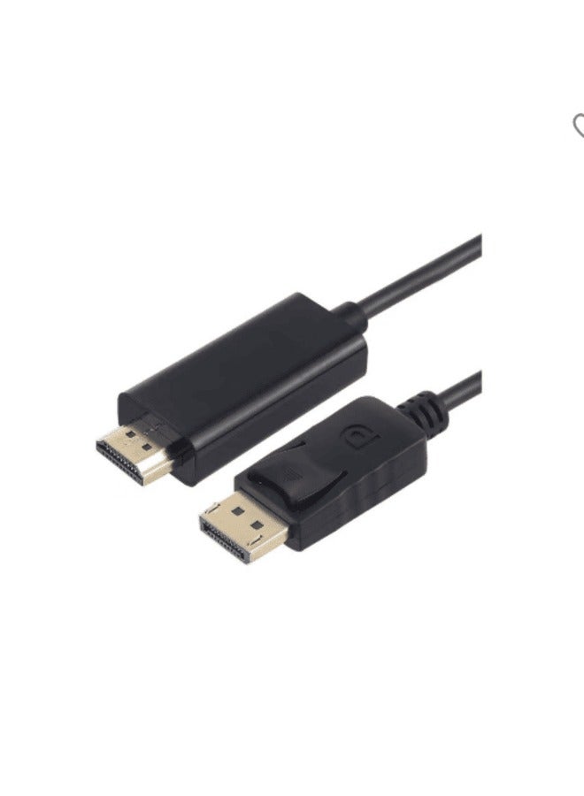 DisplayPort To HDMI High Digital Adapter Cable | Black  - Image 2