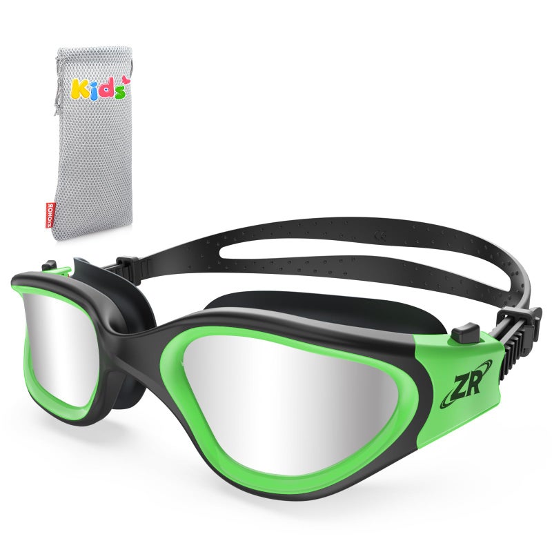 ZIONOR Kids Swim Goggles, G1 MINI UV Protection Anti-Fog Polarized Swimming Goggles for Age 6-14 - Image 1