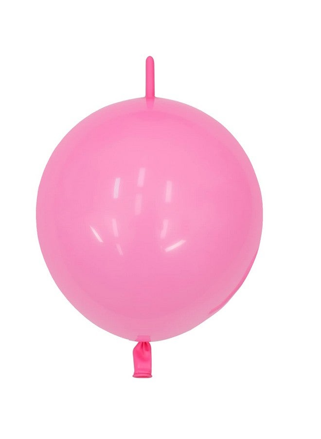 IN-JOOYAA 6 Inch Pink Latex Link Balloon 100 Pcs Quick Linkable Balloon For Party Decoration - Image 2