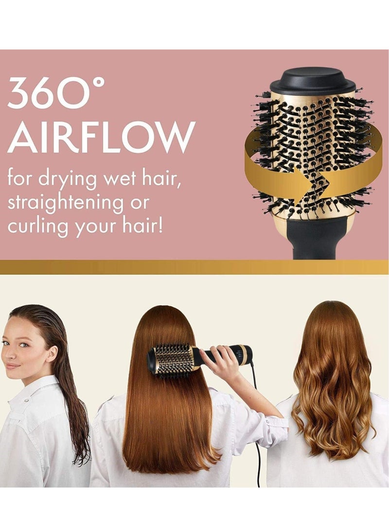 ELTRAZONE Hair Dryer Brush Blow Dryer Brush in One, Hair Dryer and Styler Volumizer Professional 4 in 1 Hot Air Brush, Negative Ion Anti-Frizz Blowout Hair Dryer Brush for Drying, Straightening, Curling, Salon - Image 4