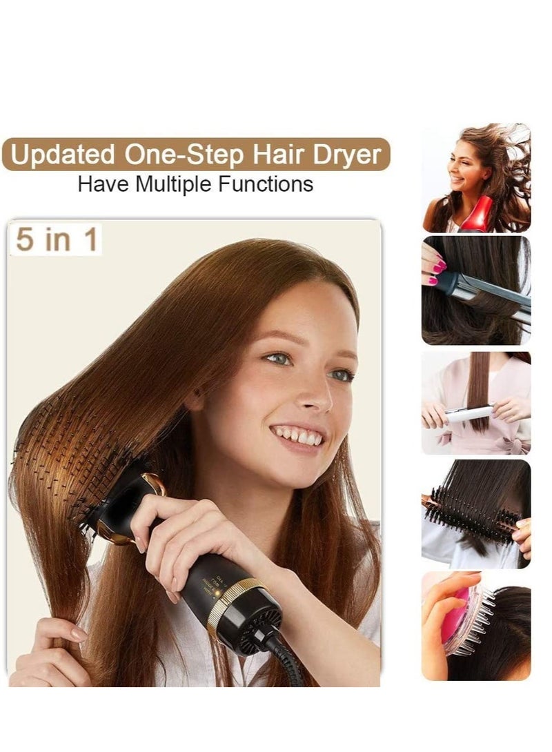ELTRAZONE Hair Dryer Brush Blow Dryer Brush in One, Hair Dryer and Styler Volumizer Professional 4 in 1 Hot Air Brush, Negative Ion Anti-Frizz Blowout Hair Dryer Brush for Drying, Straightening, Curling, Salon - Image 2