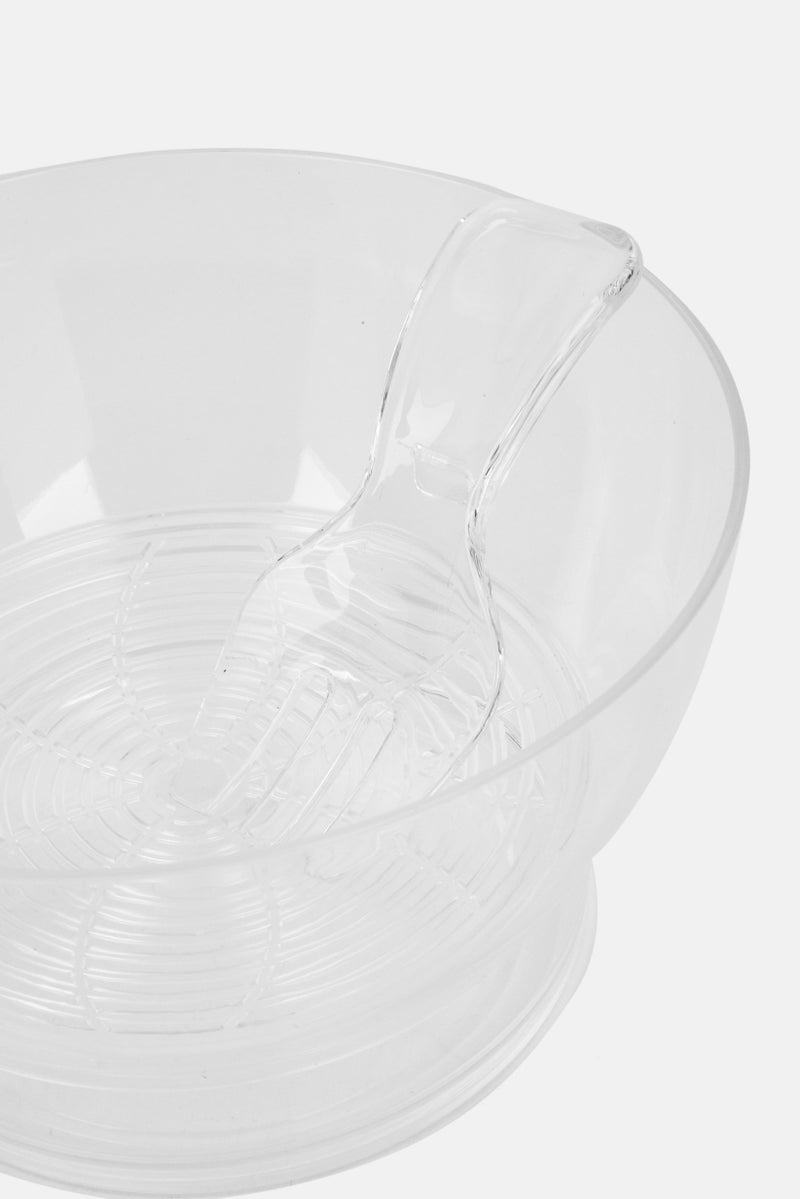 KitchenCraft Salad On Ice Bowl and Servers Set, Transparent - Image 4