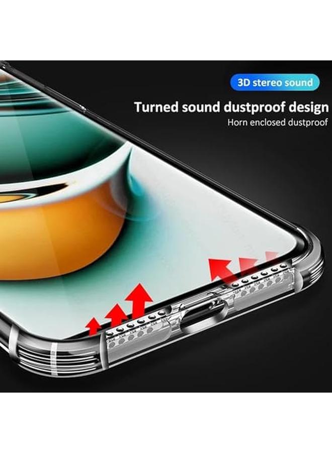 erorex 1 Plus 2Pcs Compatible With Realme 11 Pro Plus Plus Privacy Screen Protector And Case Cover Anti Peep Hydrogel Film Full Coverage Anti Spy Soft Tpu Protective Film Clear - Image 5