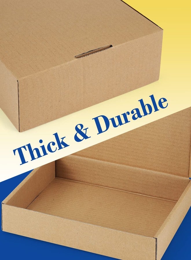 Poever Shipping-Boxes-12x9x3 Inches: 22 Pack-Cardboard-Boxes-for-Packaging, Brown-Shipping-Boxes-for-Packing-Small-Business, Corrugated Box Mailers for Book Shoes Gift Mailing - Image 3