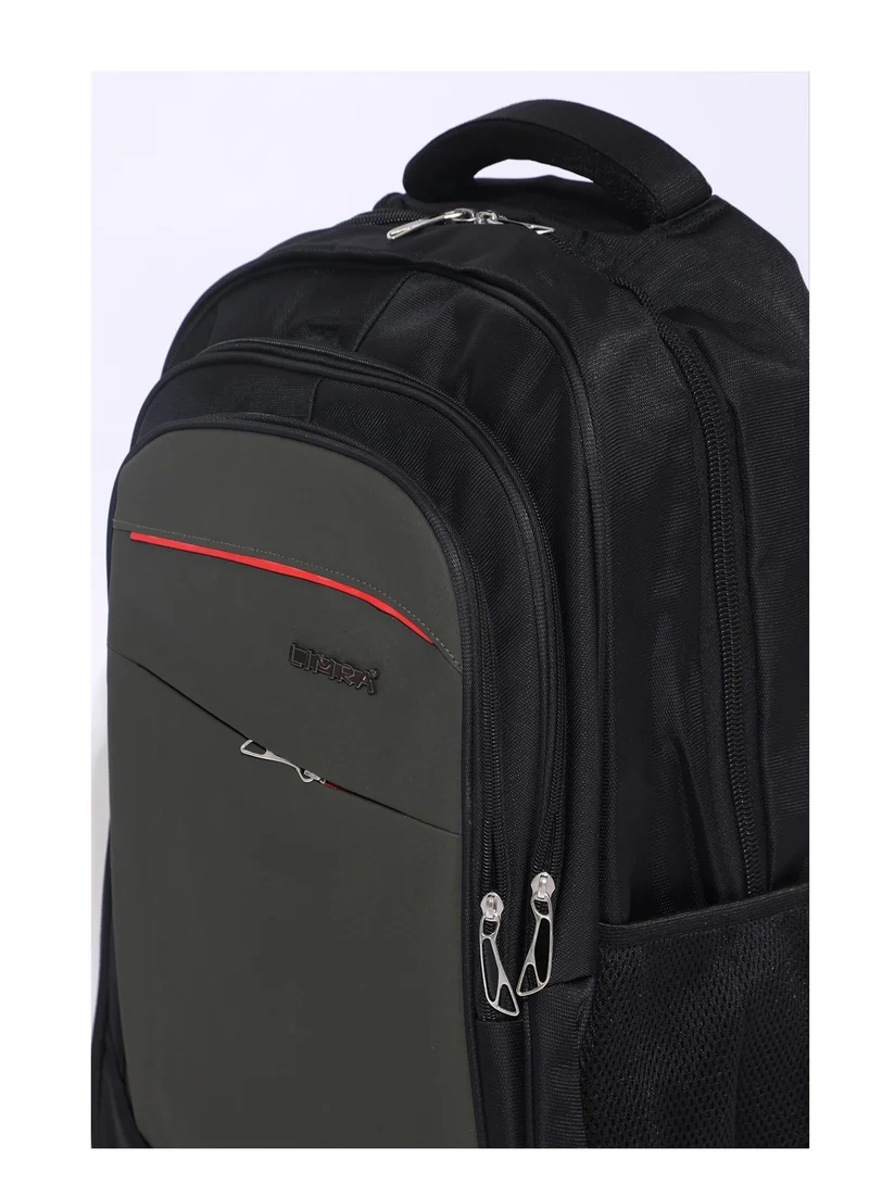 LIMRA backpack Classic and elegant 20 inches black/green