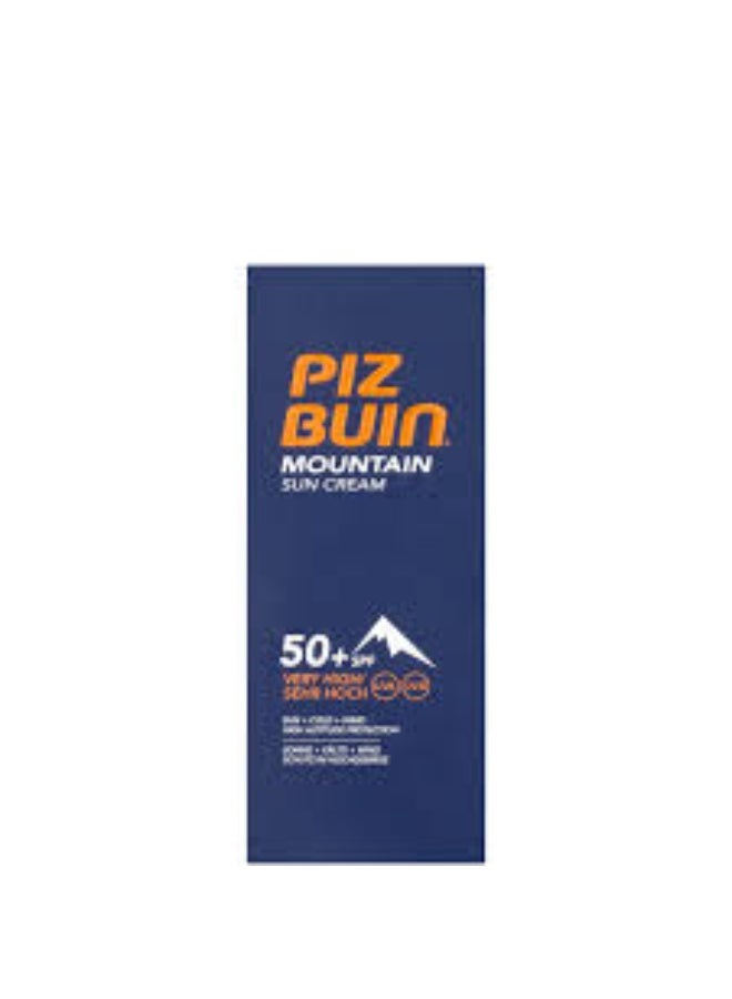 بيز بوين كريم الوقاية من الشمس Piz Buin Mountain SPF50+ + مرطب الشفاه - Image 3
