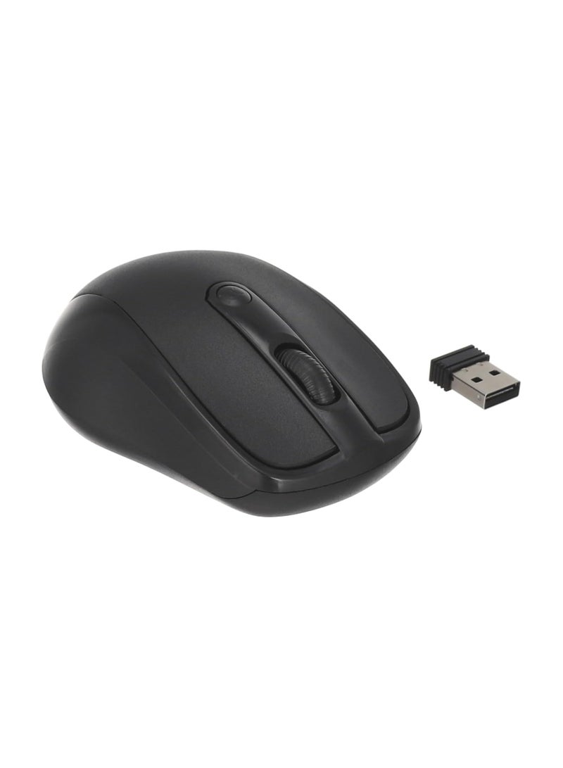 2.4 Ghz 2.4g Wireless Optical Mouse Mice Usb Receiver For Laptop Pc Black - Image 1