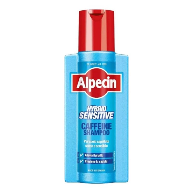 Alpecin Hybrid Caffeine Shampoo for Men (Sensitive & Dry Scalp) 250 ml - Image 1