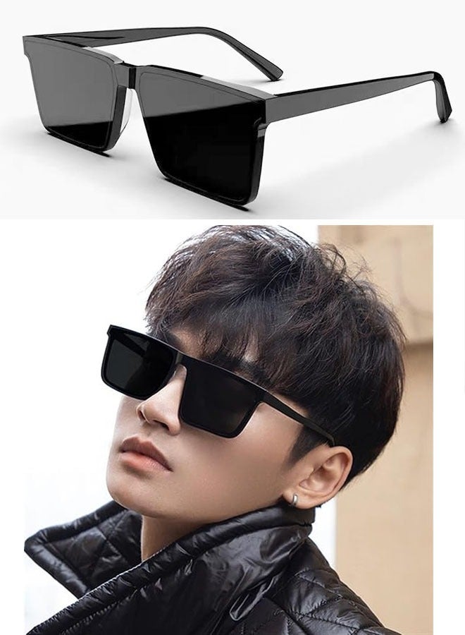 نظارات شمسية رجالية ونسائية بتصميم رياضي عتيق مضادة للأشعة فوق البنفسجية - Image 3