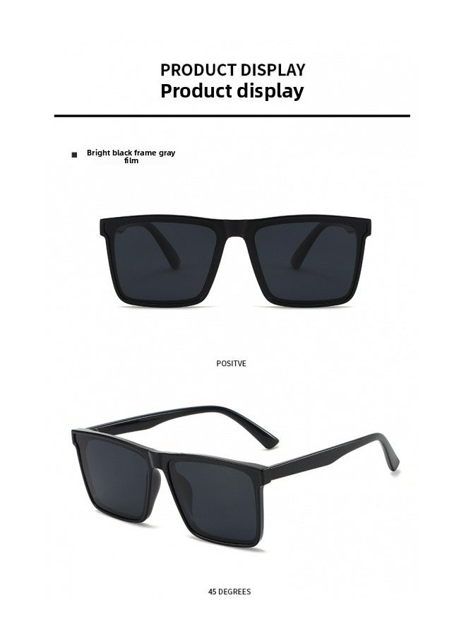 نظارات شمسية رجالية ونسائية بتصميم رياضي عتيق مضادة للأشعة فوق البنفسجية - Image 2