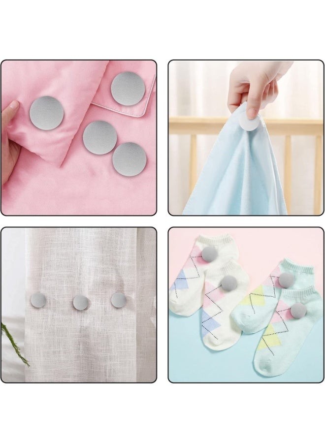 هابي هوم مجموعة 16 قطعة من مشابك اللحاف – دبابيس تثبيت اللحاف تحافظ على اللحاف في مكانه، مشابك مانعة للانزلاق لتثبيت اللحاف وغطاء اللحاف – لون رمادى - Image 5