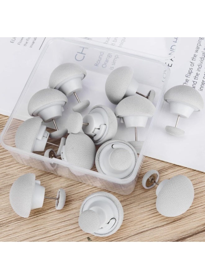 هابي هوم مجموعة 16 قطعة من مشابك اللحاف – دبابيس تثبيت اللحاف تحافظ على اللحاف في مكانه، مشابك مانعة للانزلاق لتثبيت اللحاف وغطاء اللحاف – لون رمادى - Image 3