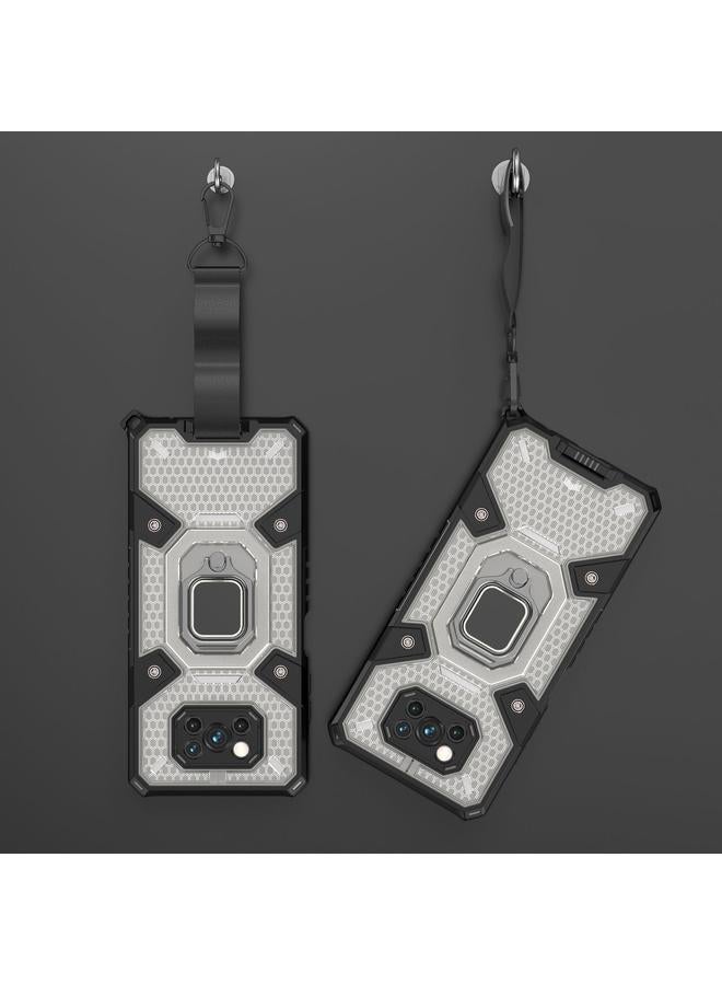erorex Case For Xiaomi Poco X3 NFC Space PC+TPU Ring Holder Protective Case - Image 5