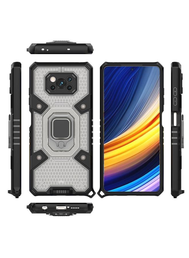 erorex Case For Xiaomi Poco X3 NFC Space PC+TPU Ring Holder Protective Case - Image 3