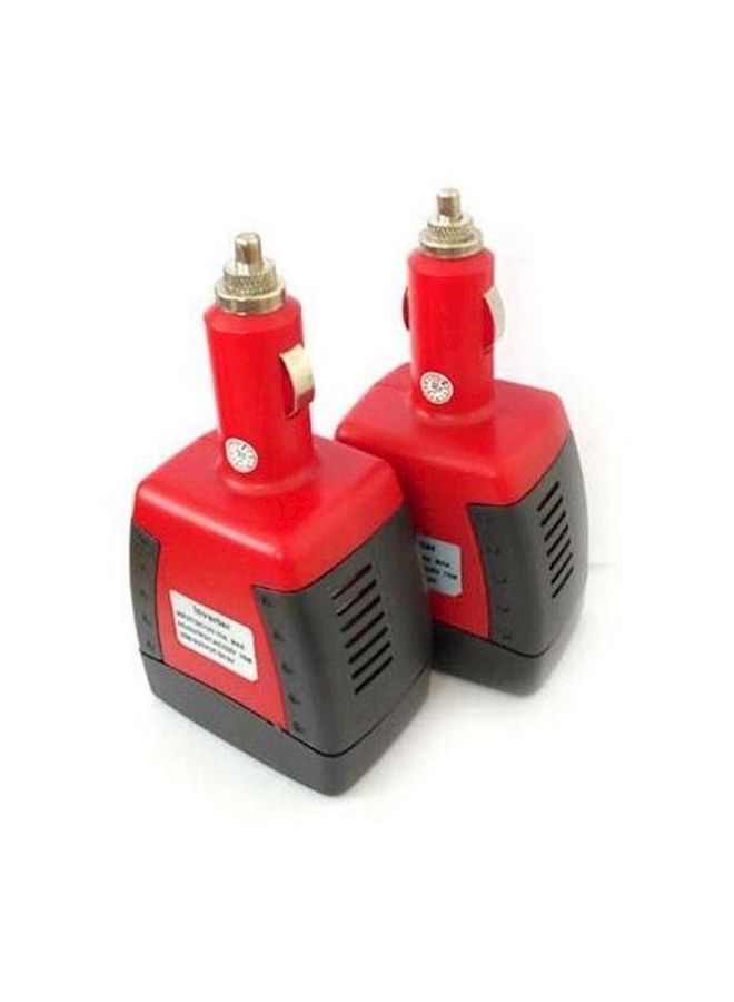 NIBEMINENT USB Car Charger Adapter Red/Black