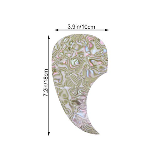 Healifty Acoustic Guitar Pickguard Anti-Scratch Guard Plate Replacement Water Drop Shape Pick Guards Guitar Accessories - Image 4
