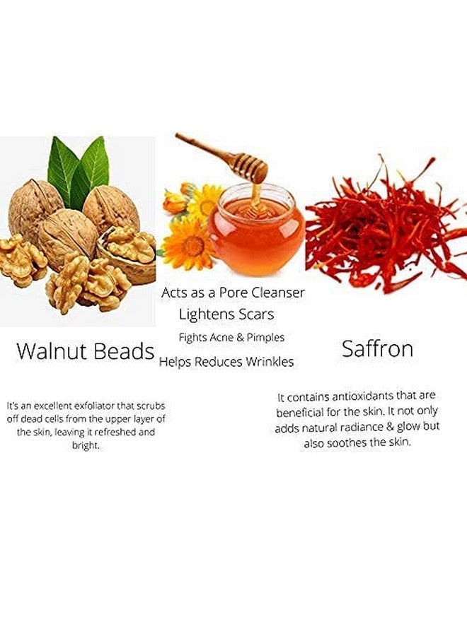 KHADI RISHIKESH Herbal Saffron & Honey Face Wash Combo Set Pack Of 210Ml X 4 (840Ml) - Image 5