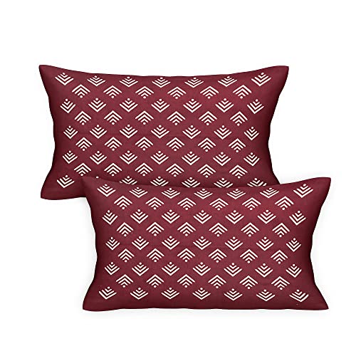 RajasthaniKart Comfort Rajasthani Jaipuri Traditional Sanganeri Print 144 TC Cotton Double Size Bedsheet with 2 Pillow Covers (Double, Maroon) - Image 4