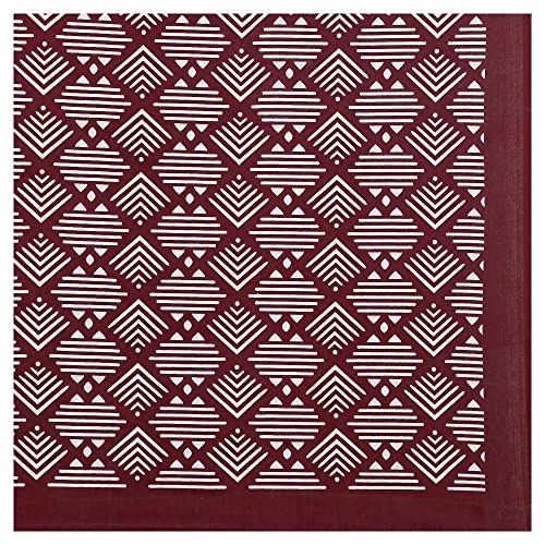 RajasthaniKart Comfort Rajasthani Jaipuri Traditional Sanganeri Print 144 TC Cotton Double Size Bedsheet with 2 Pillow Covers (Double, Maroon) - Image 3
