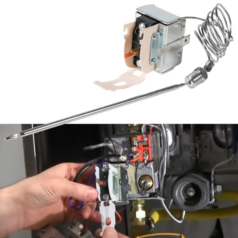 مفتاح حد عالي Yoursme PP10084 يناسب قلايات Pitco قلايات الغاز ترموستات أمان حد عالي 450F230C