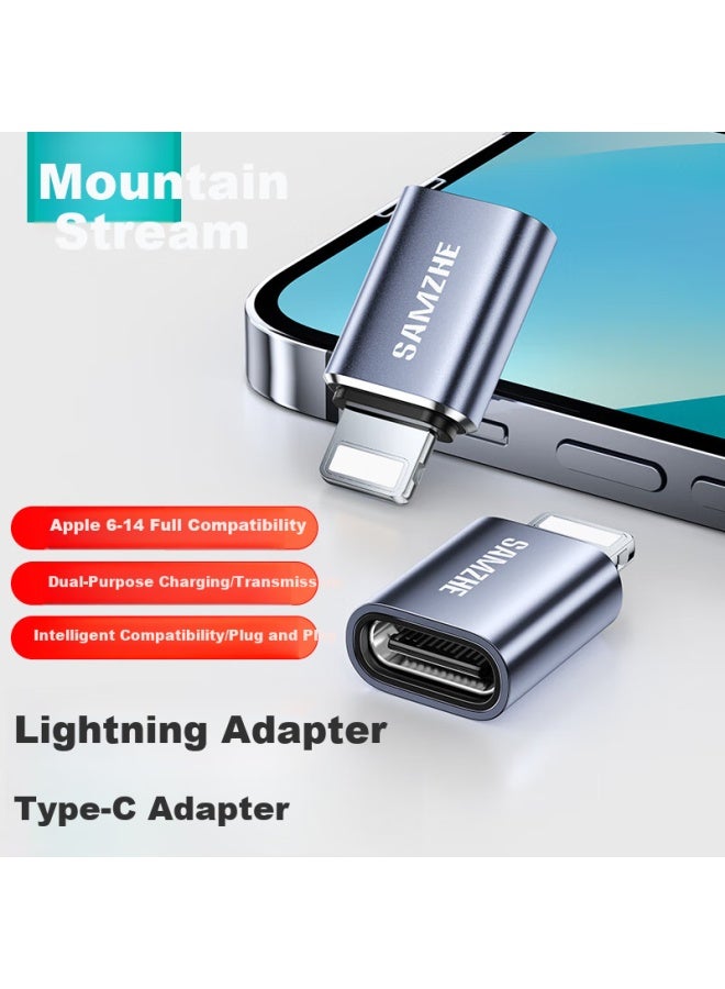 SAMZHE Lightning To Type-c Adapter Converter Cable For Android Apple Charging Transmission Iphone 14/13 Pro/max/12/11/x/8 Plus/7/6s - Image 1